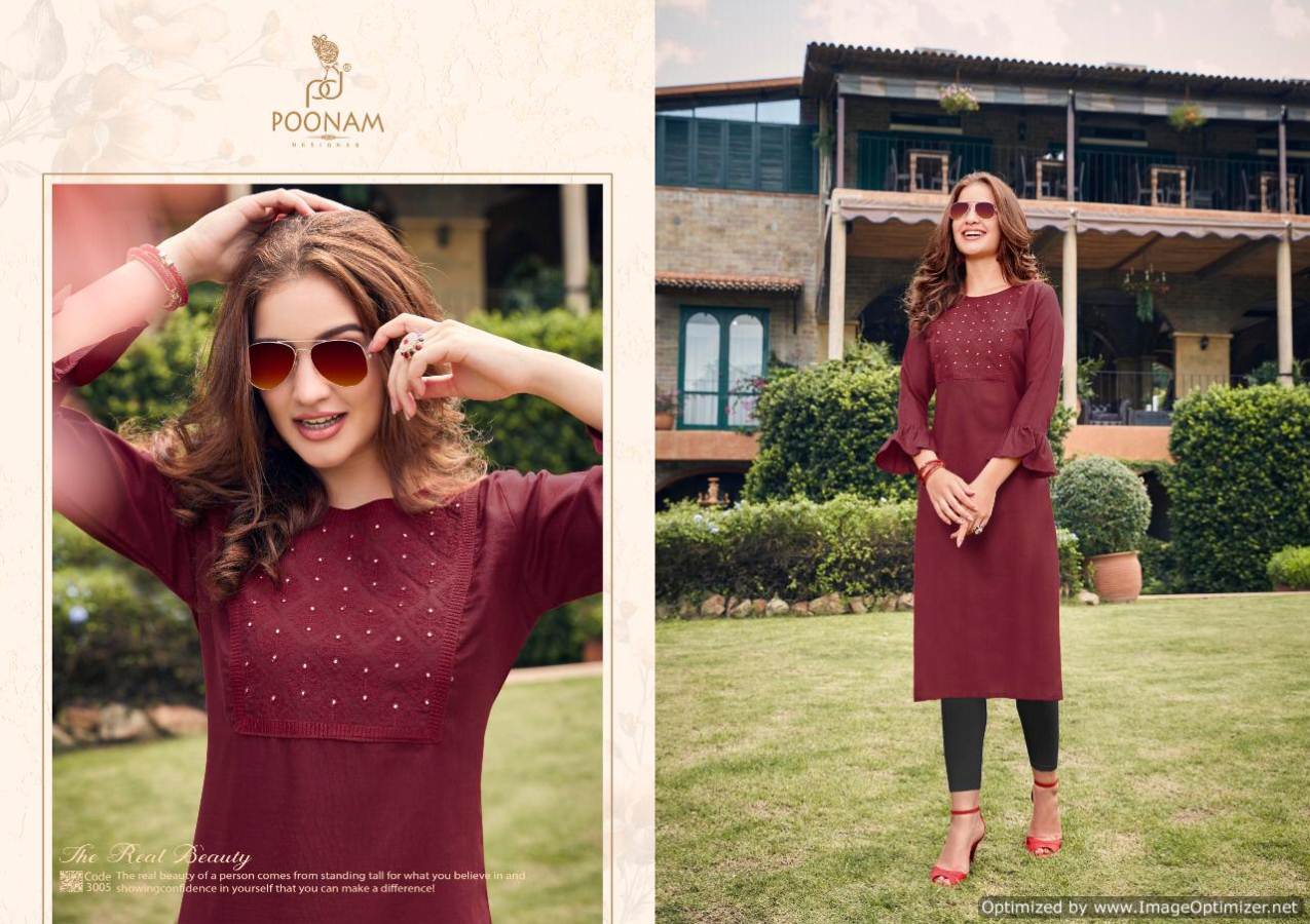 Poonam Present Asiana Vol 3 Kurtis Collection.