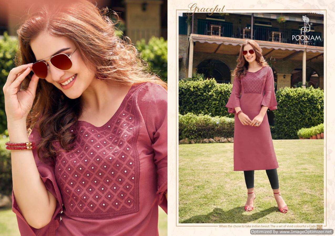 Poonam Present Asiana Vol 3 Kurtis Collection.