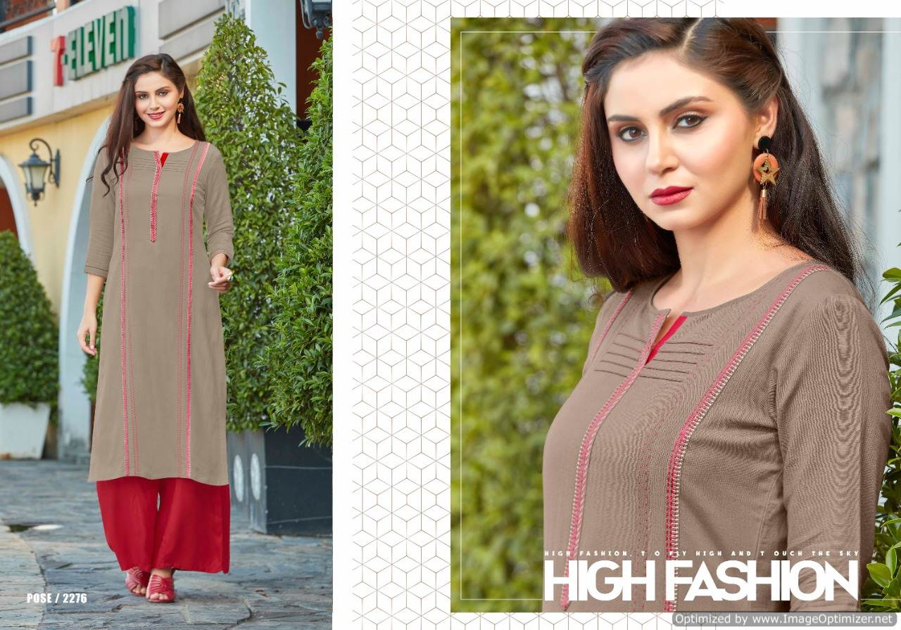 Rangoon Present Star Walk Vol 2 Kurti With Palazzo