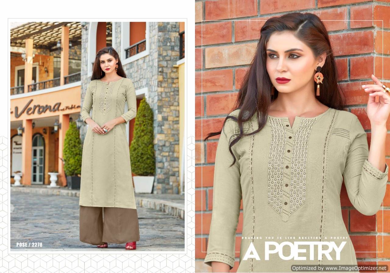Rangoon Present Star Walk Vol 2 Kurti With Palazzo