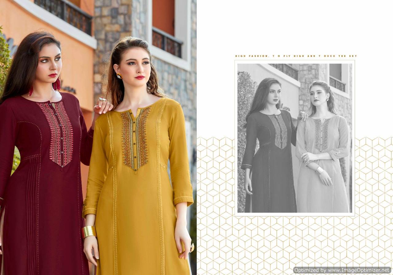 Rangoon Present Star Walk Vol 2 Kurti With Palazzo