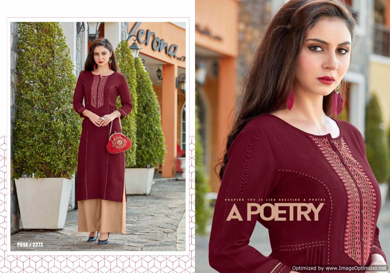 Rangoon Present Star Walk Vol 2 Kurti With Palazzo