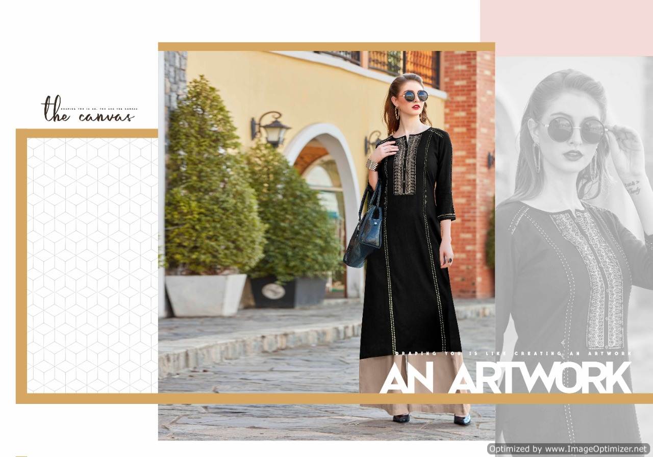 Rangoon Present Star Walk Vol 2 Kurti With Palazzo