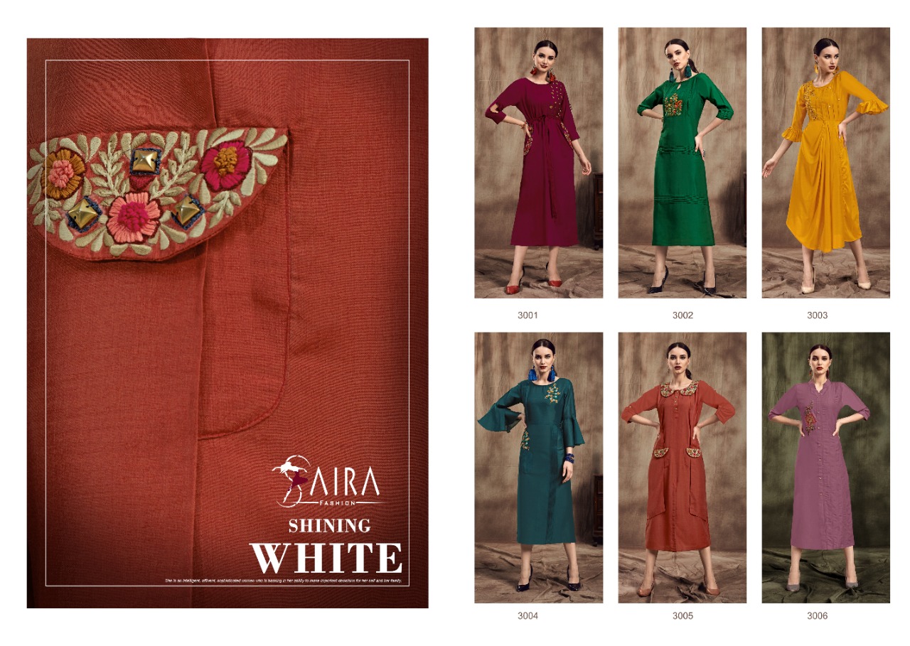 Saira Vol 3 Casual Wear Kurtis Catalogue