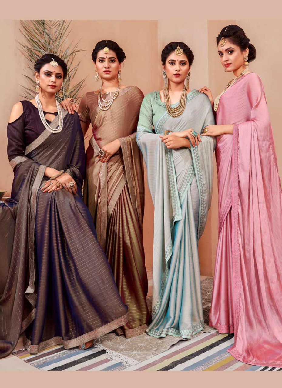 Saroj  Present Monali Festival Wear Sarees Catalogue