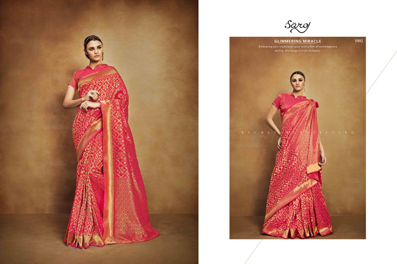 Saroj Present Veentage Sarees Catalogue
