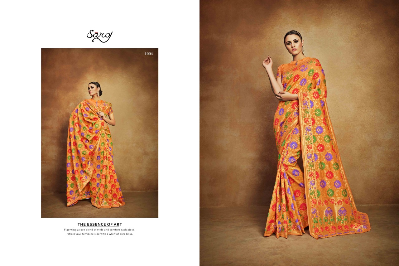 Saroj Present Veentage Sarees Catalogue