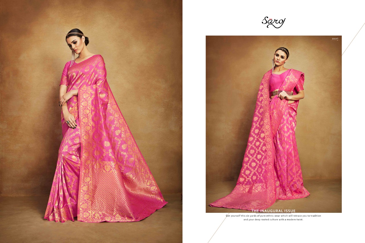 Saroj Present Veentage Sarees Catalogue