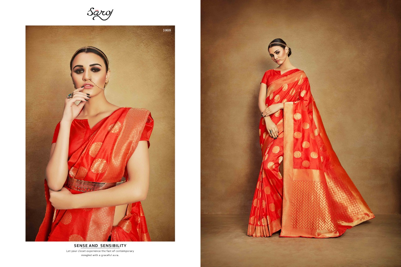 Saroj Present Veentage Sarees Catalogue