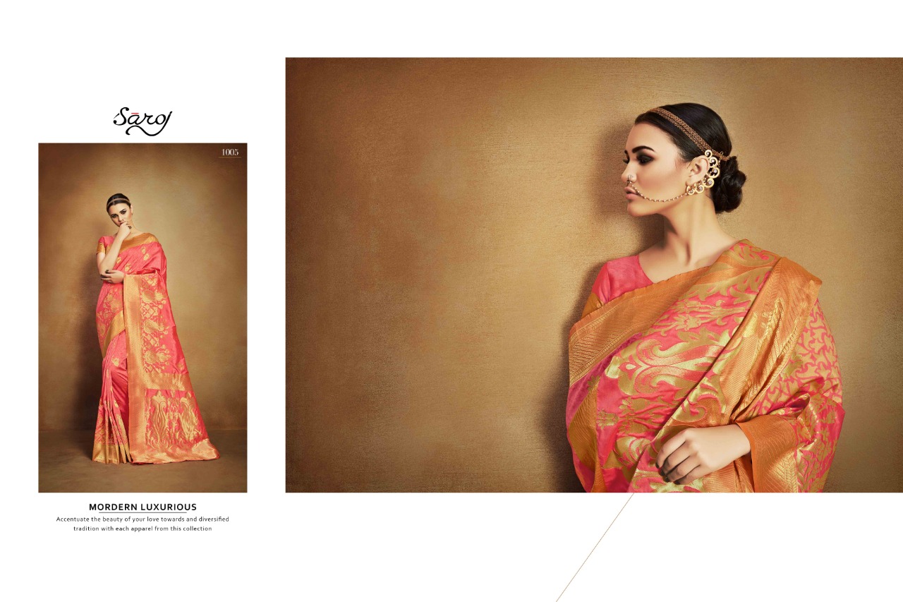 Saroj Present Veentage Sarees Catalogue