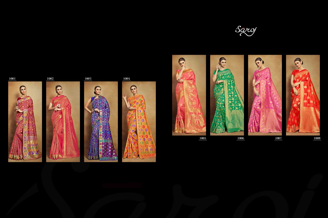 Saroj Present Veentage Sarees Catalogue