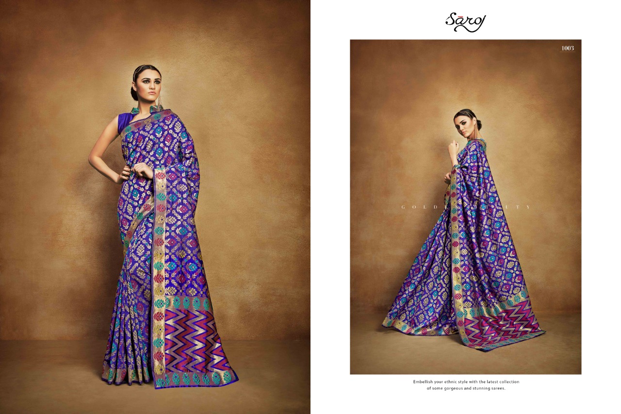 Saroj Present Veentage Sarees Catalogue