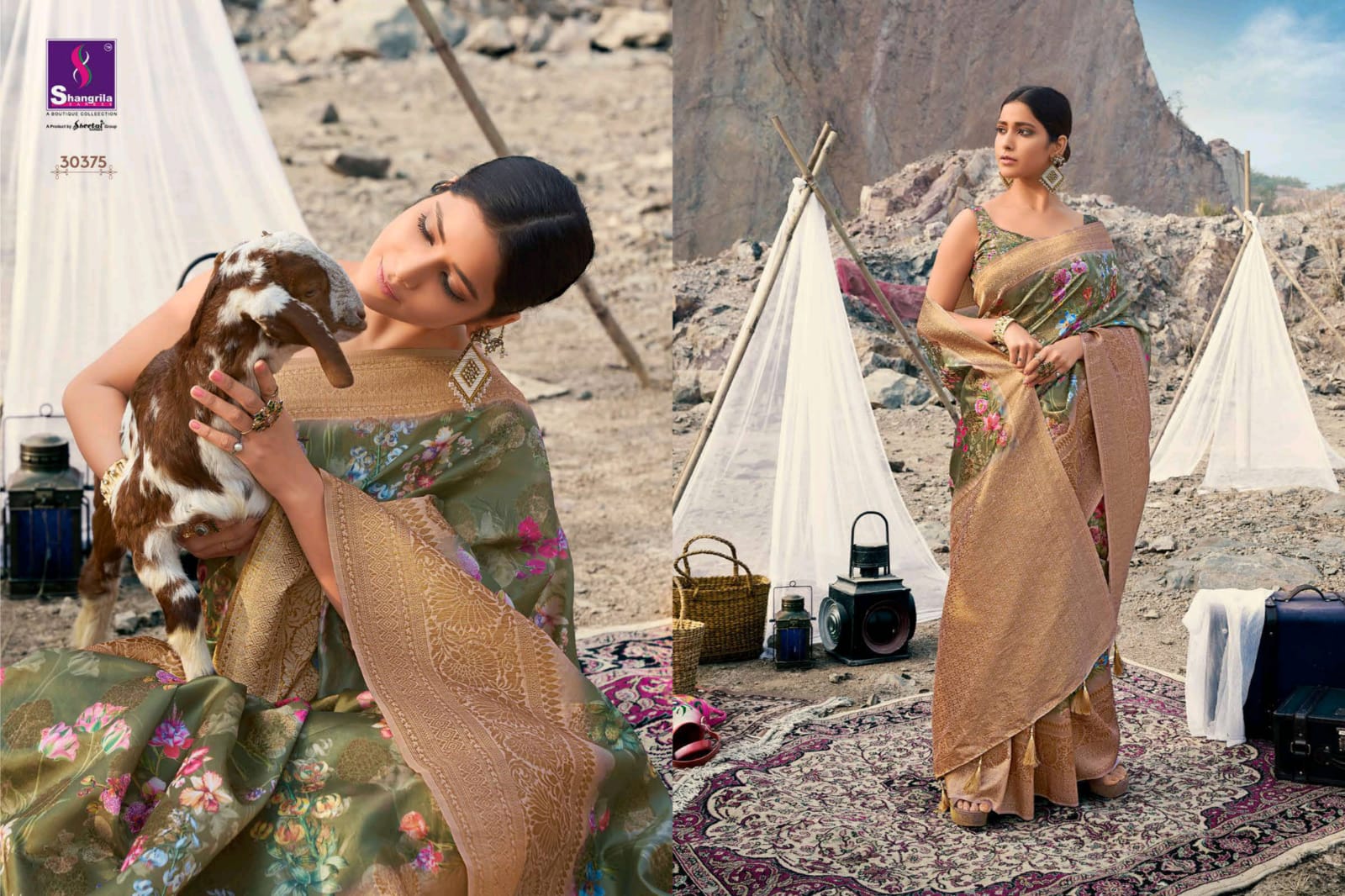 Shangrila Present Akaansha Digital Sarees Catalogue