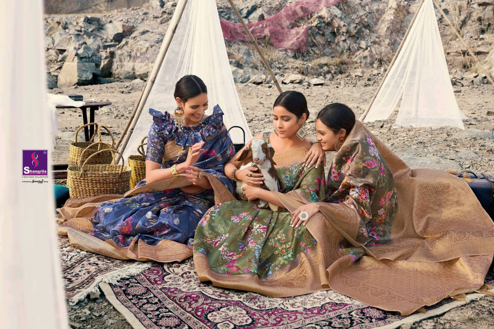 Shangrila Present Akaansha Digital Sarees Catalogue
