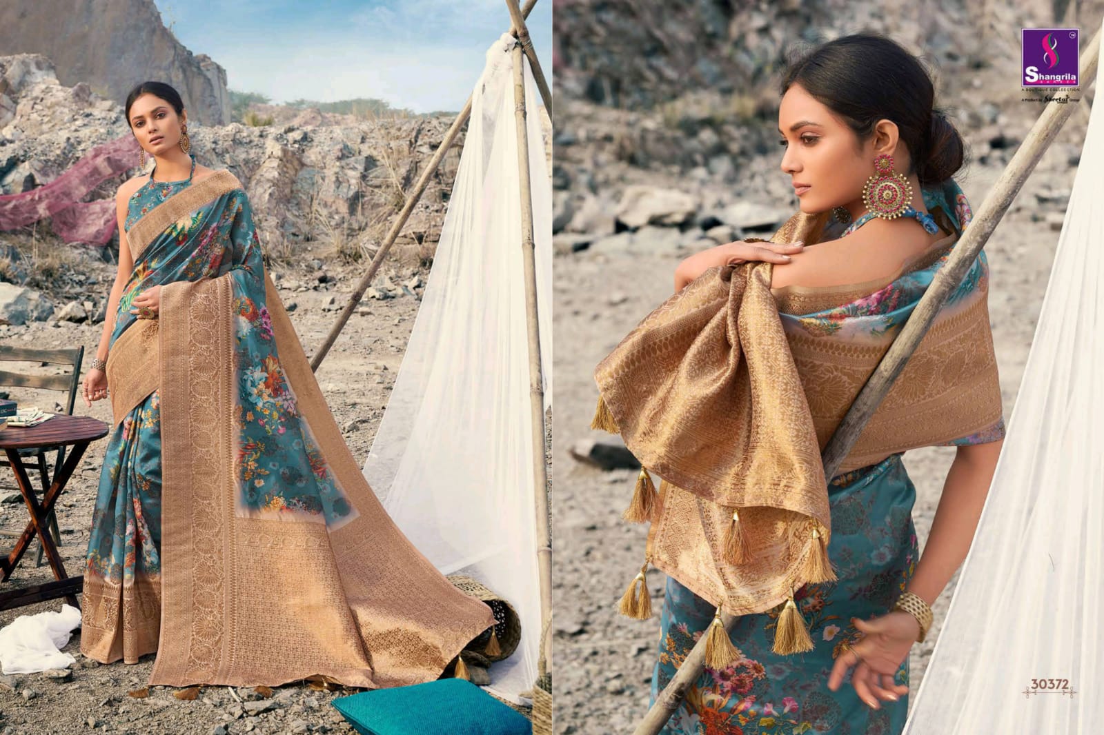 Shangrila Present Akaansha Digital Sarees Catalogue