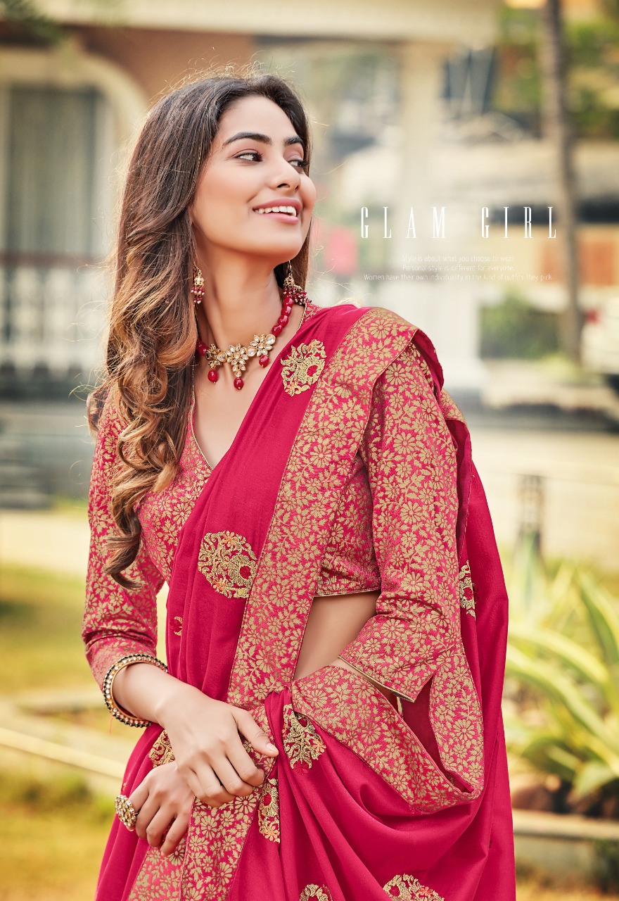 Shangrila Present Delight Weeding Wear Saress Catalogue