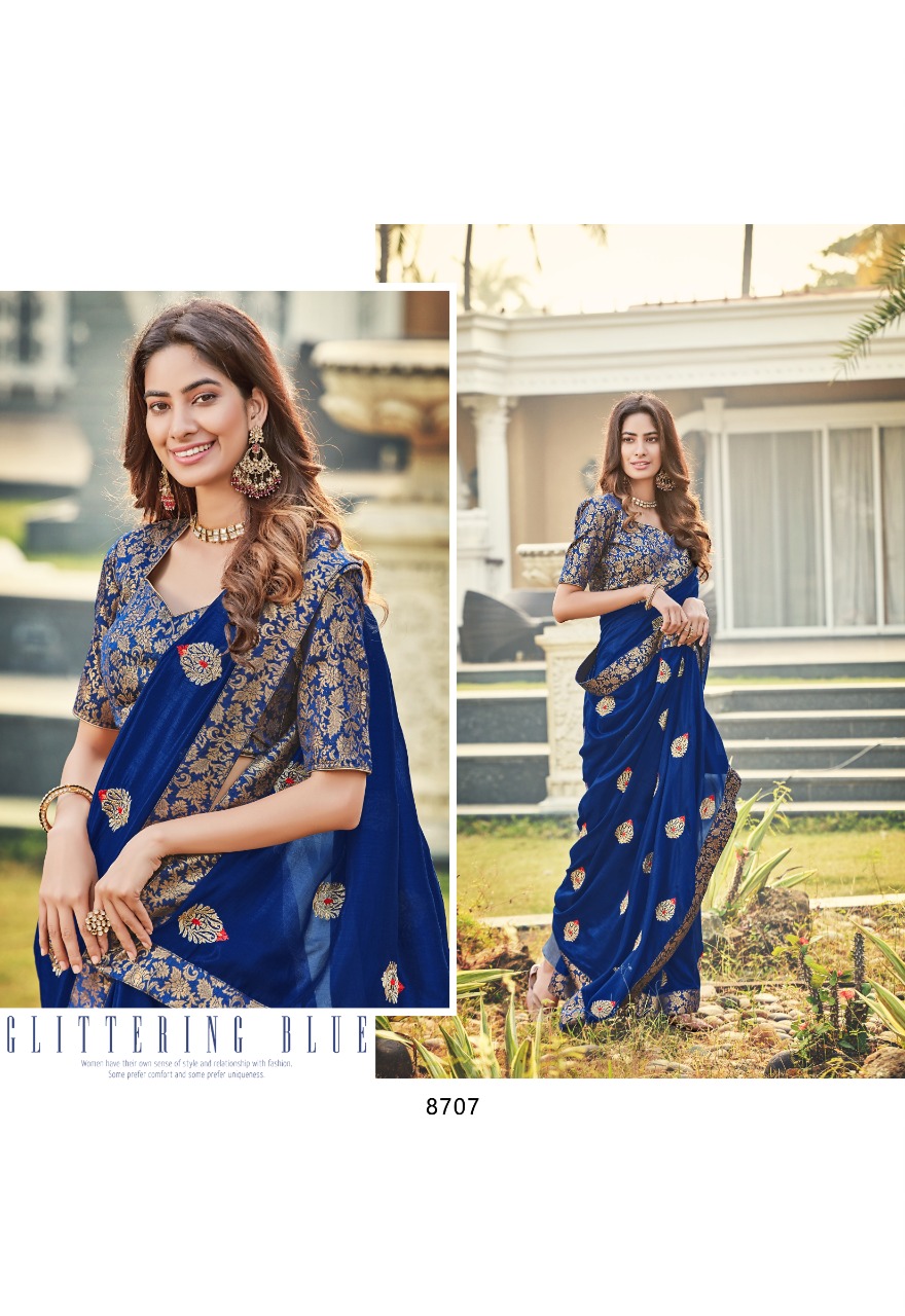 Shangrila Present Delight Weeding Wear Saress Catalogue