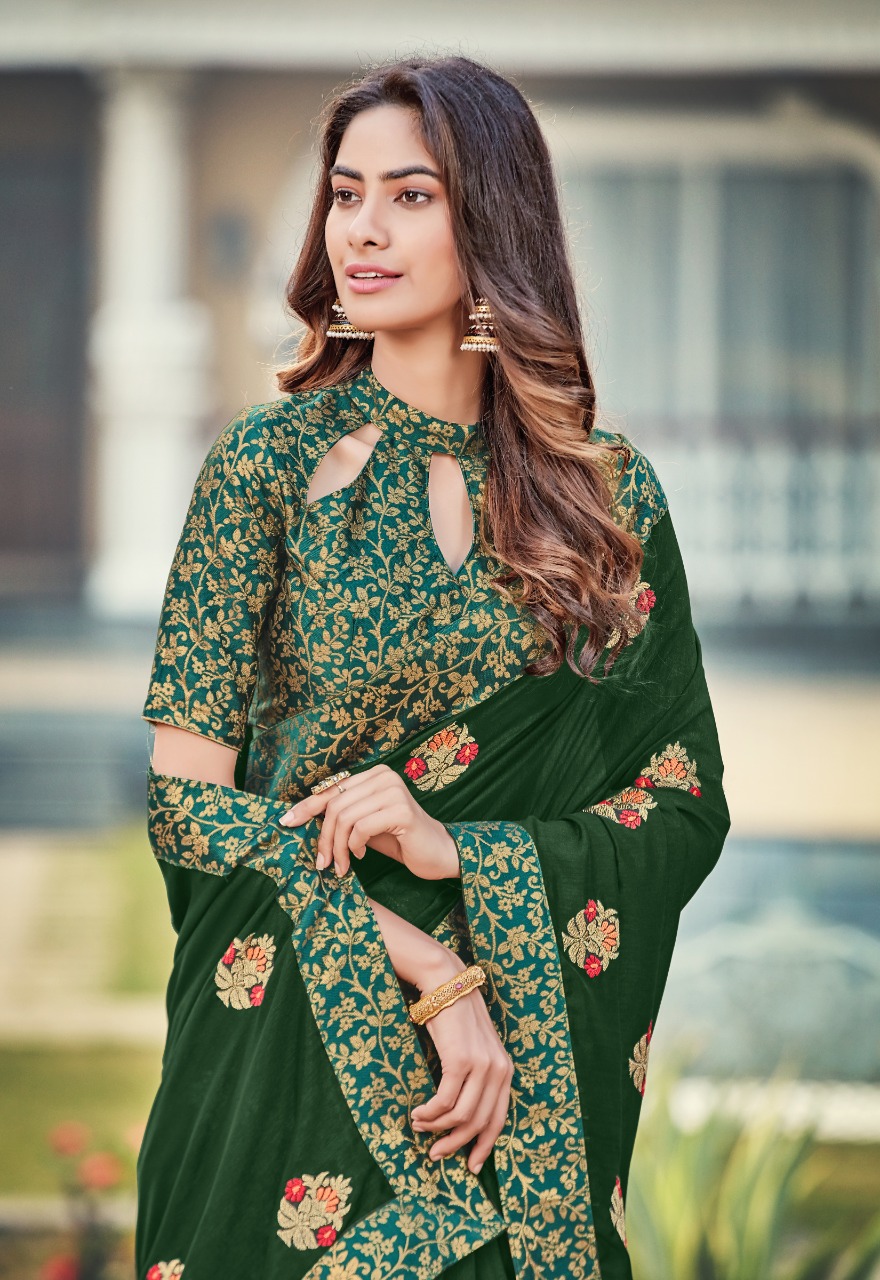 Shangrila Present Delight Weeding Wear Saress Catalogue