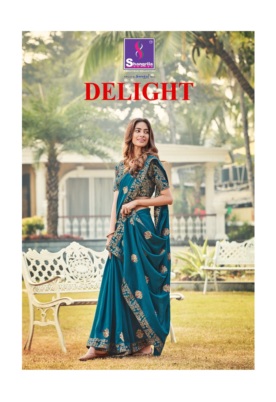 Shangrila Present Delight Weeding Wear Saress Catalogue