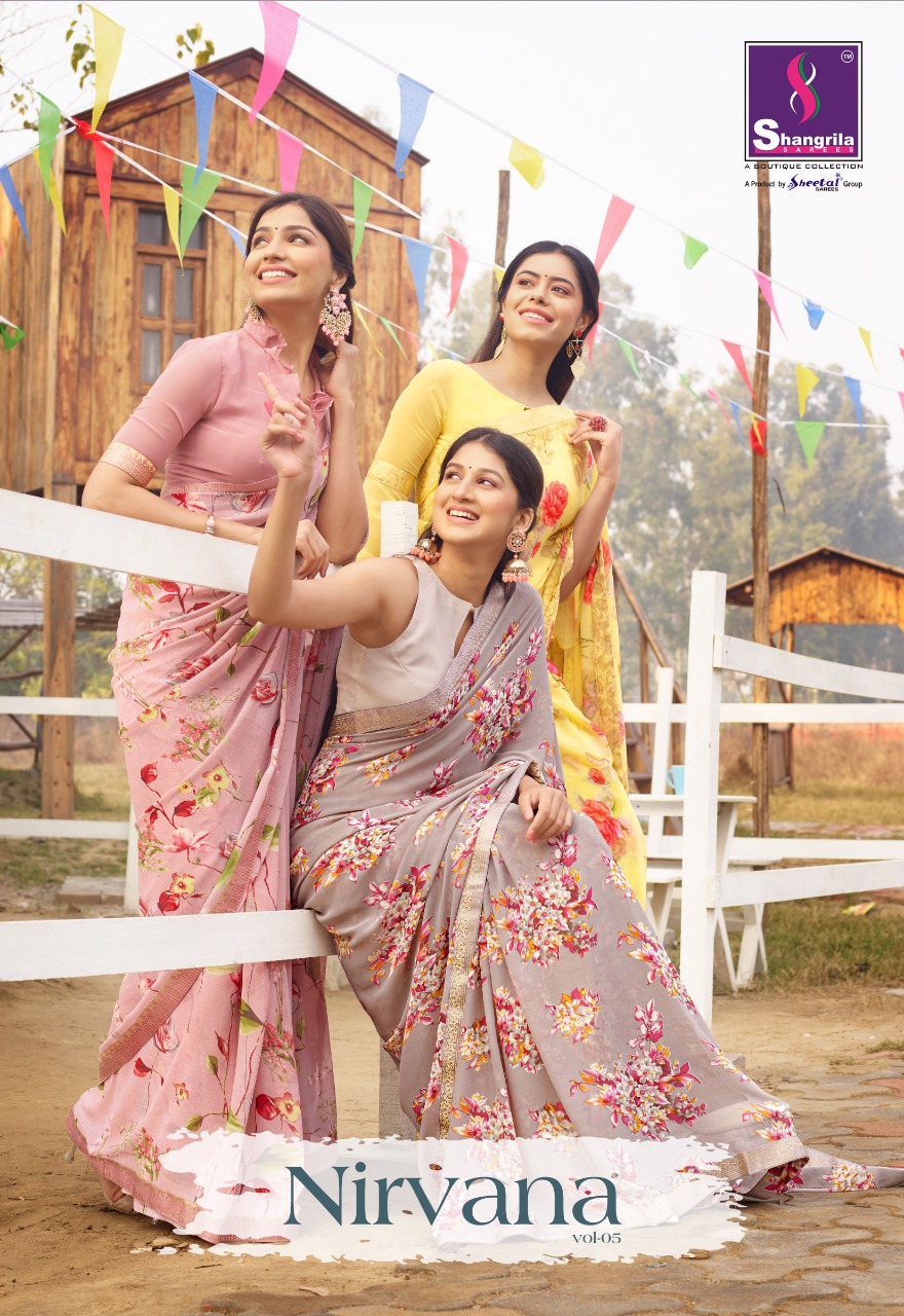 Shangrila Present Nirvana Vol 5 Sarees Catalogue