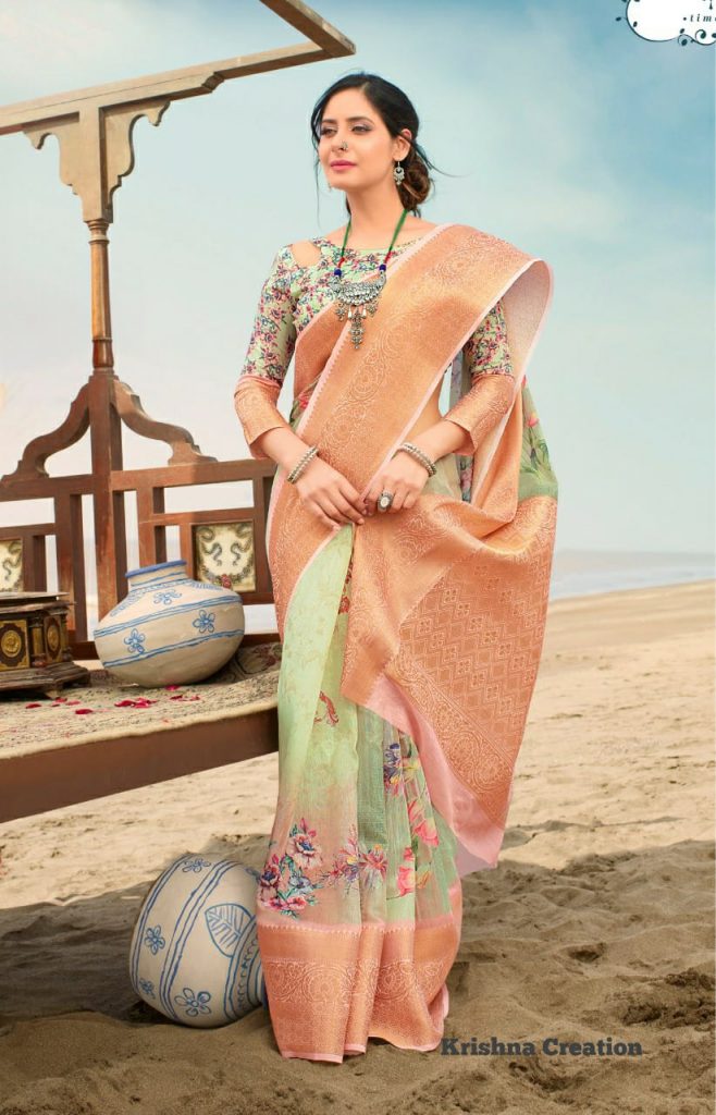Shangrila Present Spring Digital Vol 2 Saress Catalogue