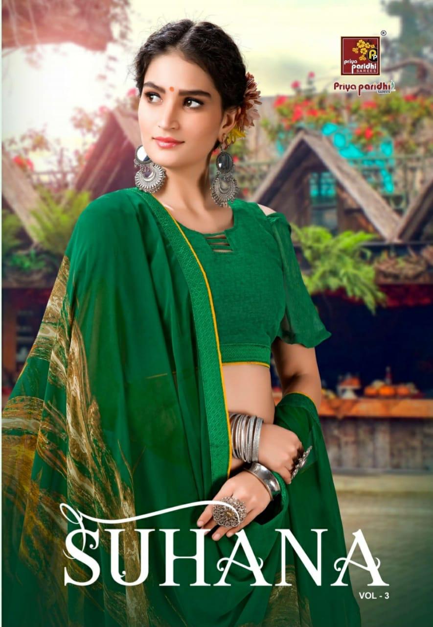 Shangrila Present Suhana Vol 3 Sarees Catalogue