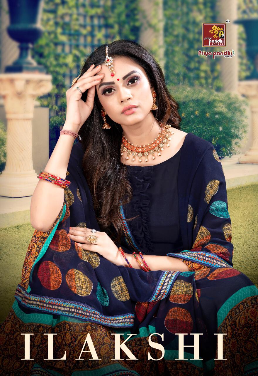 Shangrilla Present Iiakshi Sarees Catalogue