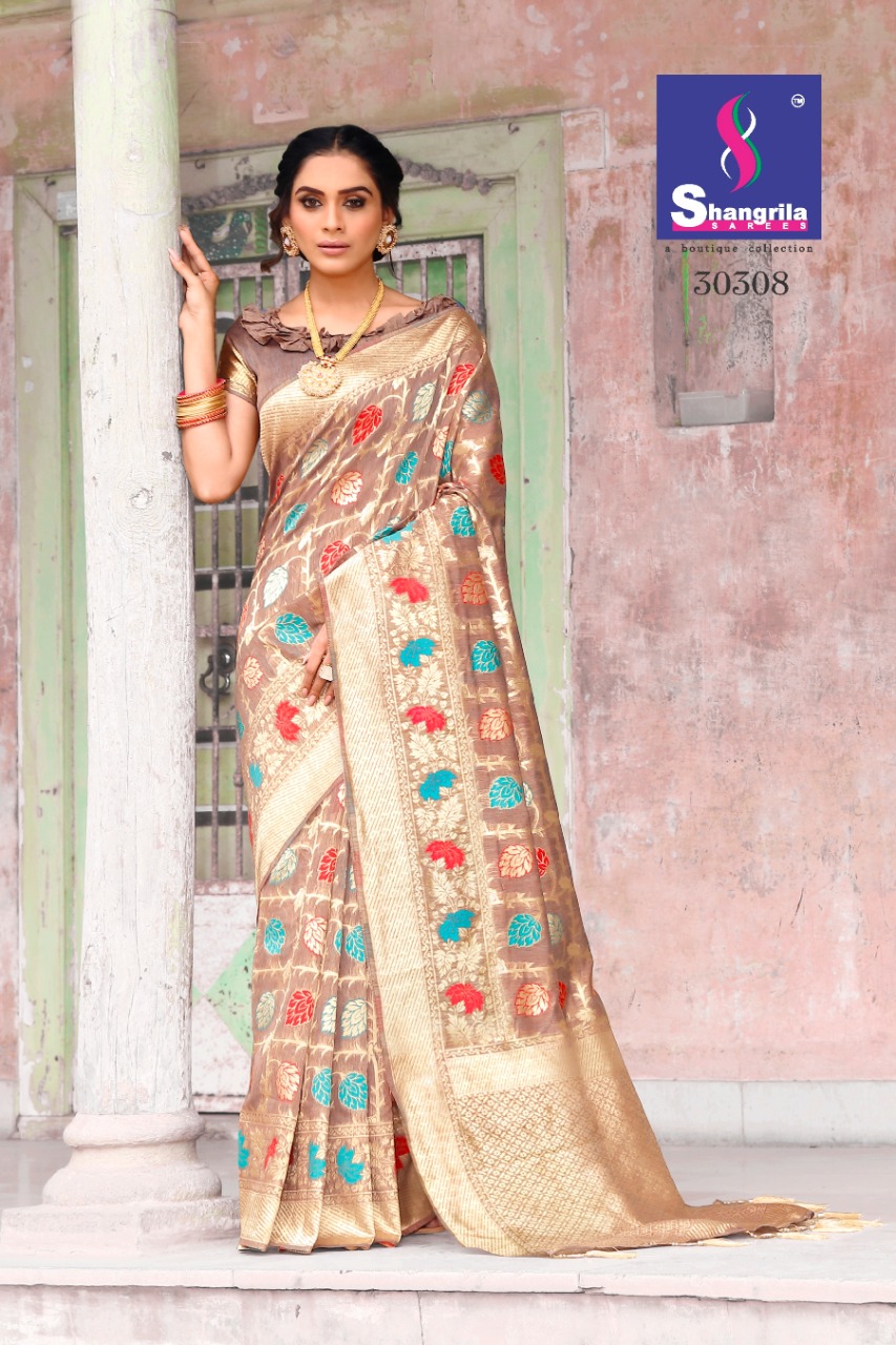 Shangrilla Present Maryan Silk Sarees Catalogue