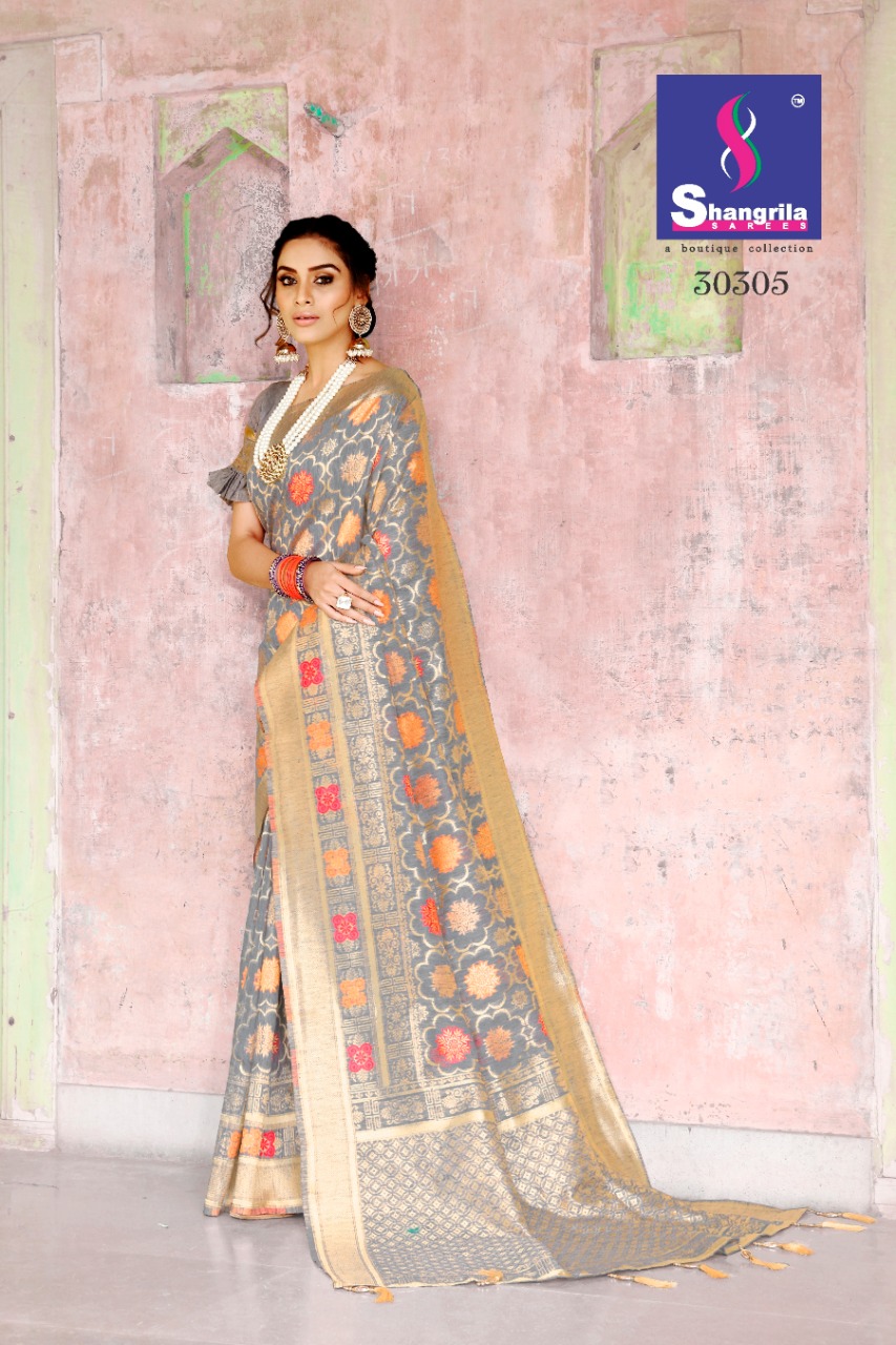 Shangrilla Present Maryan Silk Sarees Catalogue