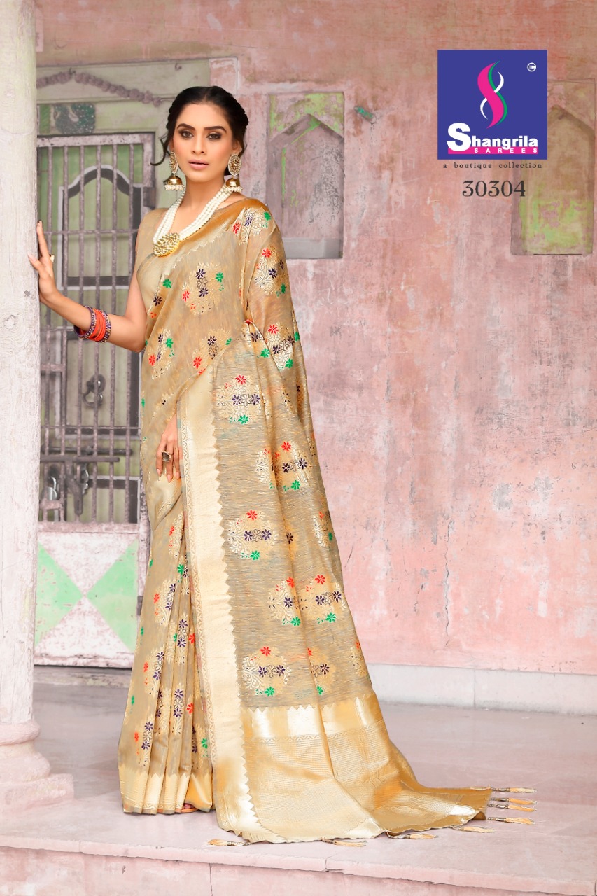 Shangrilla Present Maryan Silk Sarees Catalogue