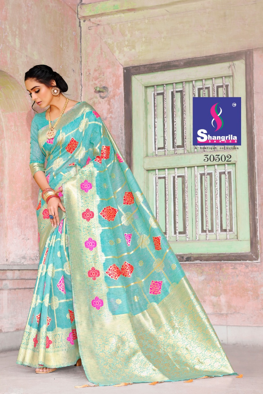 Shangrilla Present Maryan Silk Sarees Catalogue