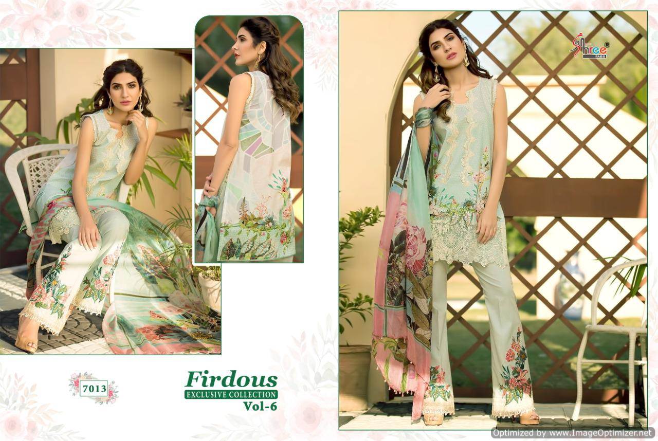 Shree Present Firdous Exclusive Collection Vol 6 Pakistani Suits