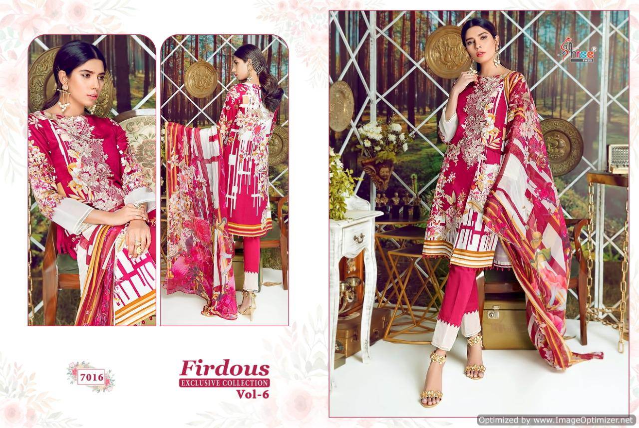Shree Present Firdous Exclusive Collection Vol 6 Pakistani Suits