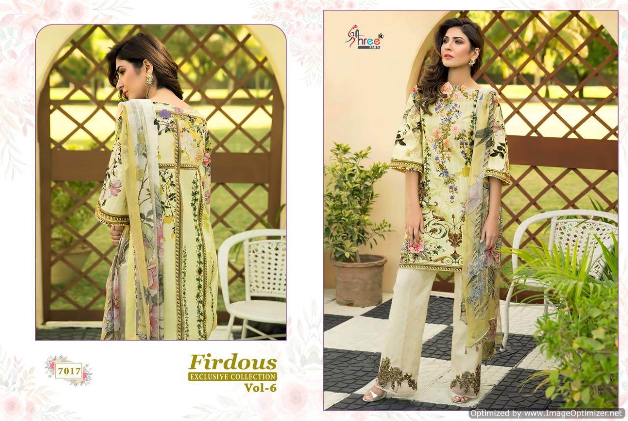 Shree Present Firdous Exclusive Collection Vol 6 Pakistani Suits