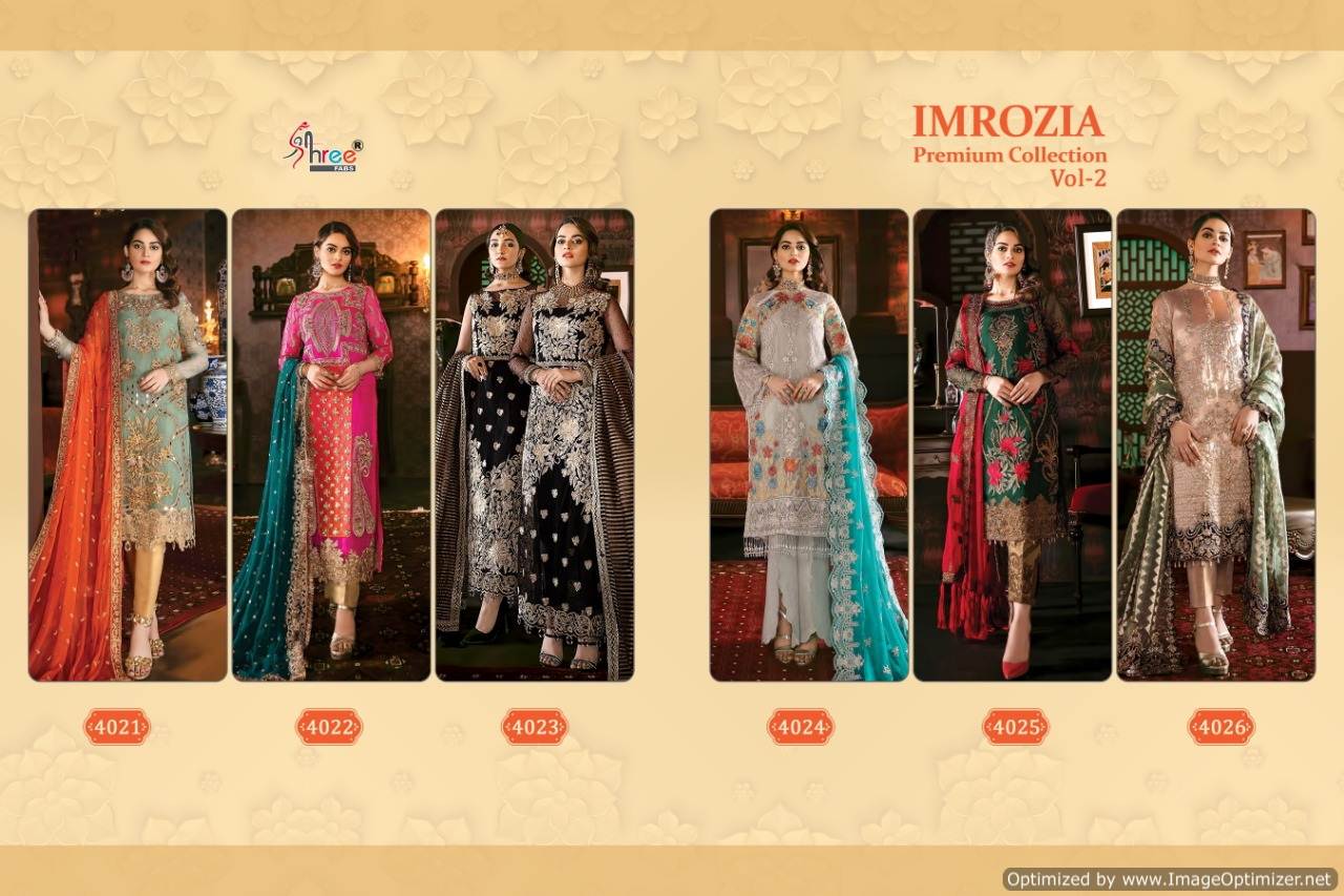 Shree Present Imroziya Premium Collection Vol 2 Salwar Suits Collection.