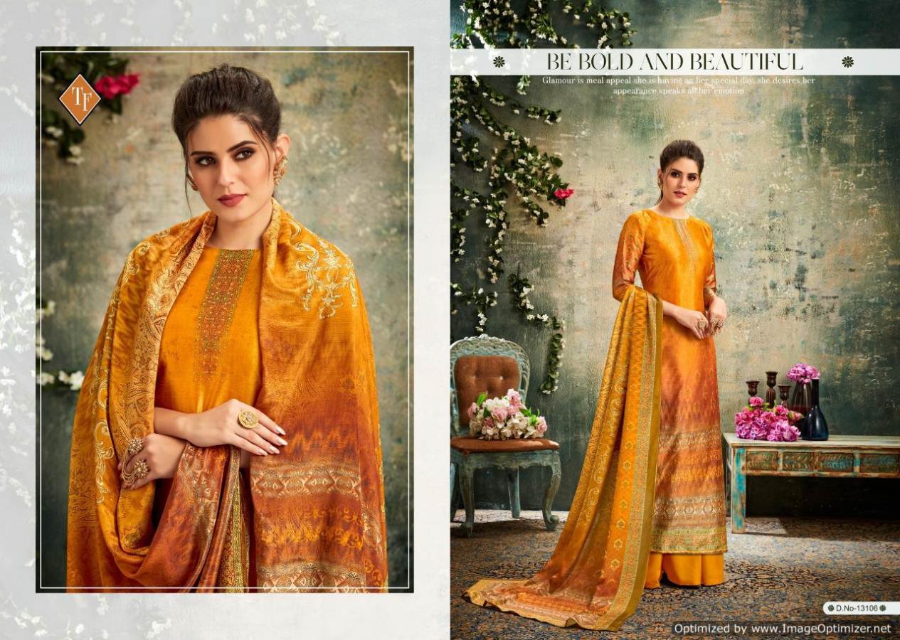 Tanishk Present Bloom Designer Dress Material Collection.