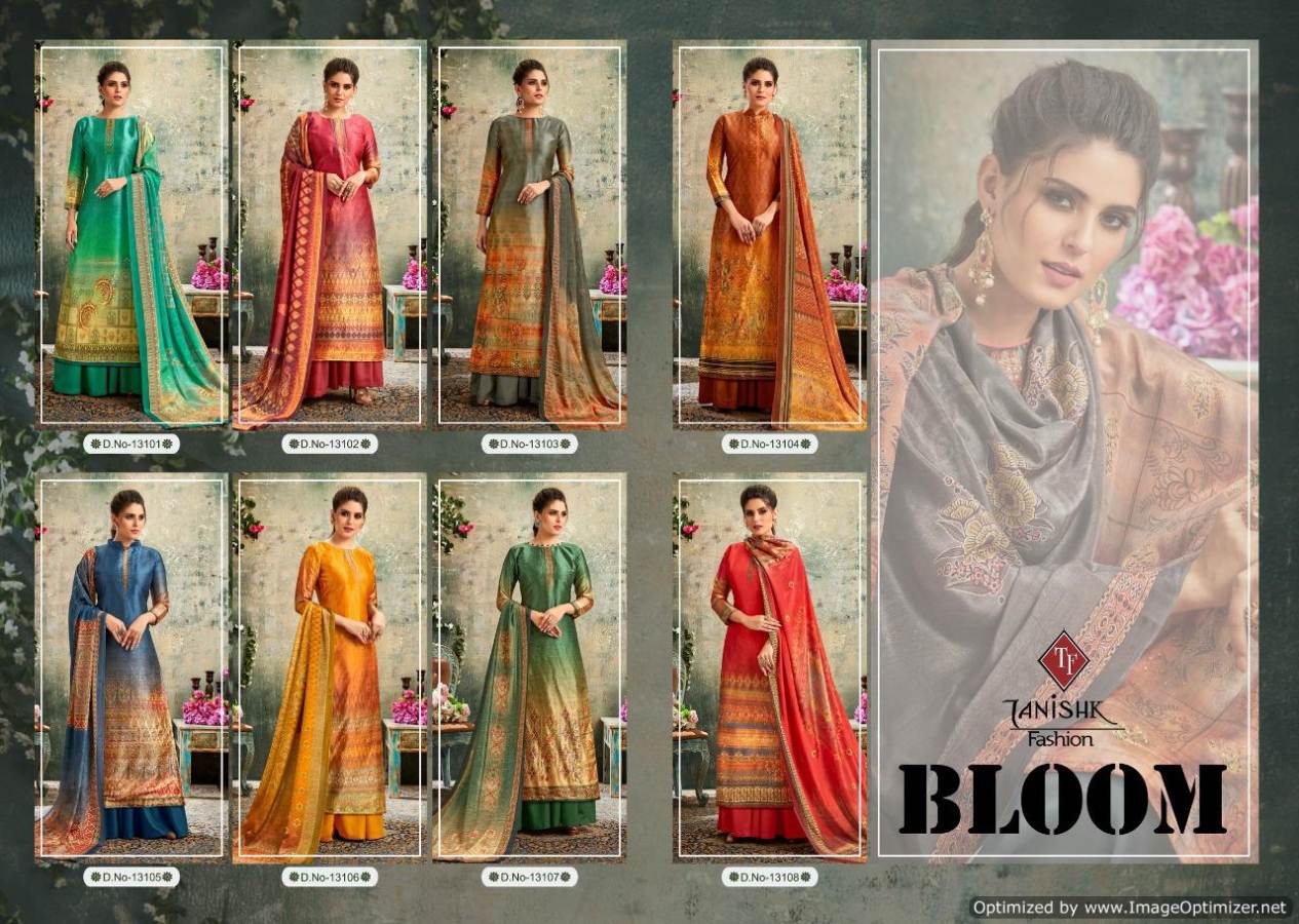 Tanishk Present Bloom Designer Dress Material Collection.
