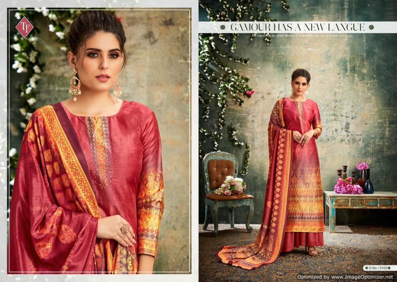 Tanishk Present Bloom Designer Dress Material Collection.