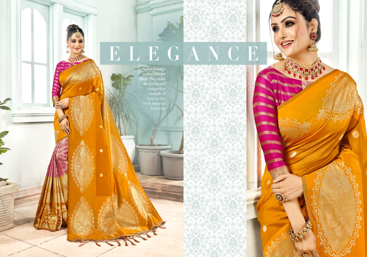 Ynf Present Angari Silk Sarees Catalogue