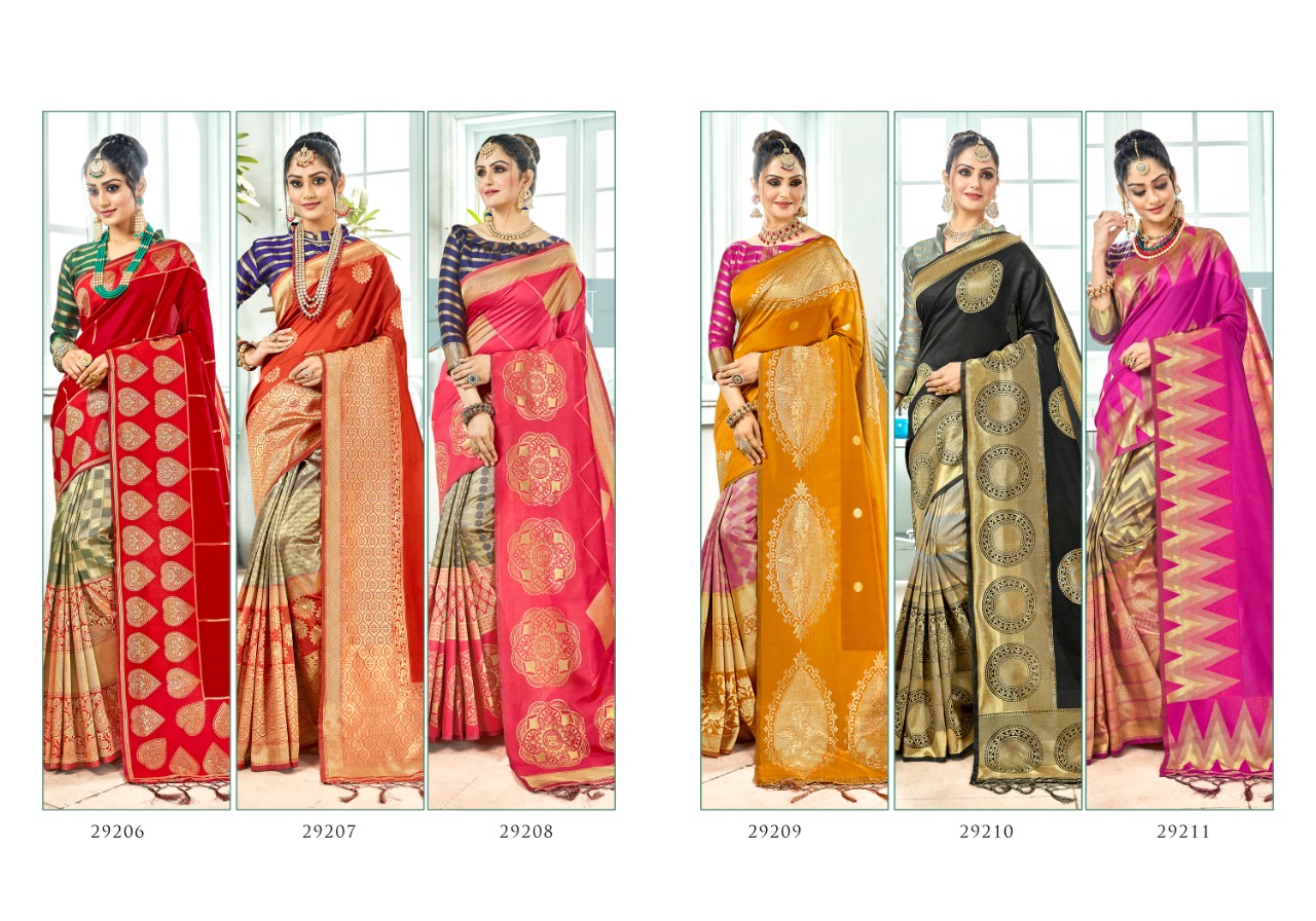 Ynf Present Angari Silk Sarees Catalogue
