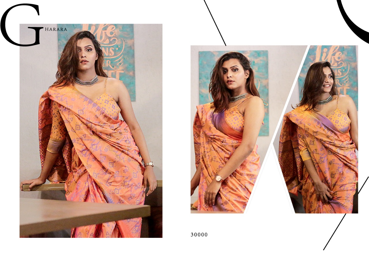 Ynf Present Gharara Silk Sarees Catalogue