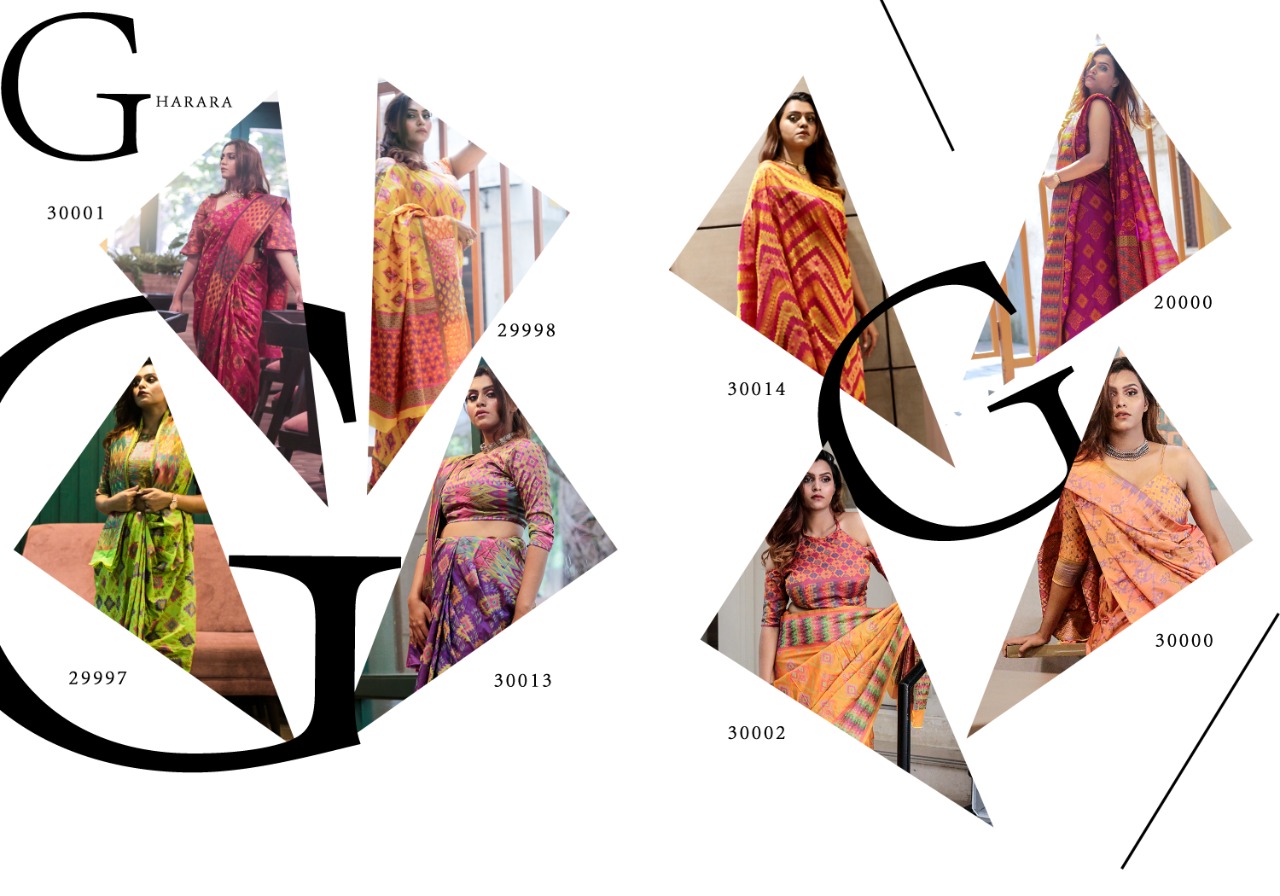 Ynf Present Gharara Silk Sarees Catalogue