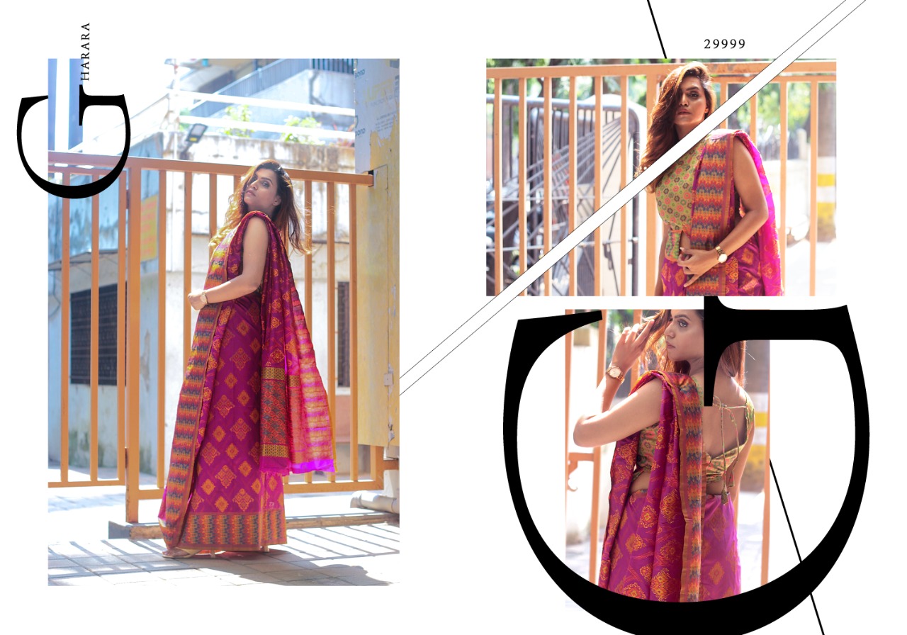Ynf Present Gharara Silk Sarees Catalogue