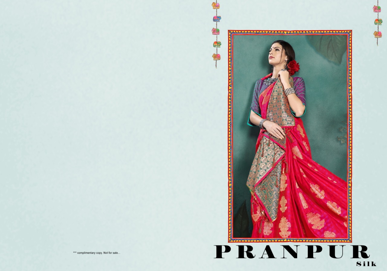Ynf Present Pranpur Silk Sarees Catalogue