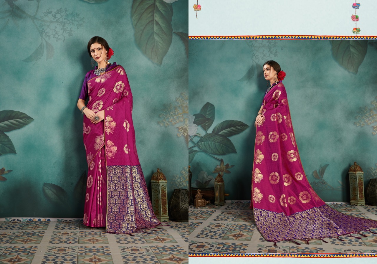 Ynf Present Pranpur Silk Sarees Catalogue