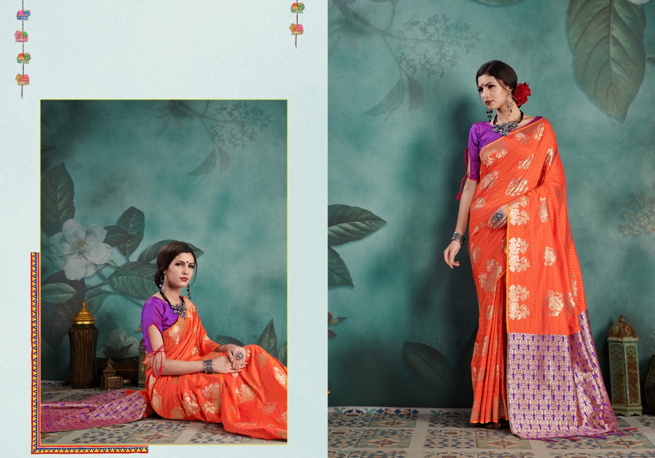 Ynf Present Pranpur Silk Sarees Catalogue