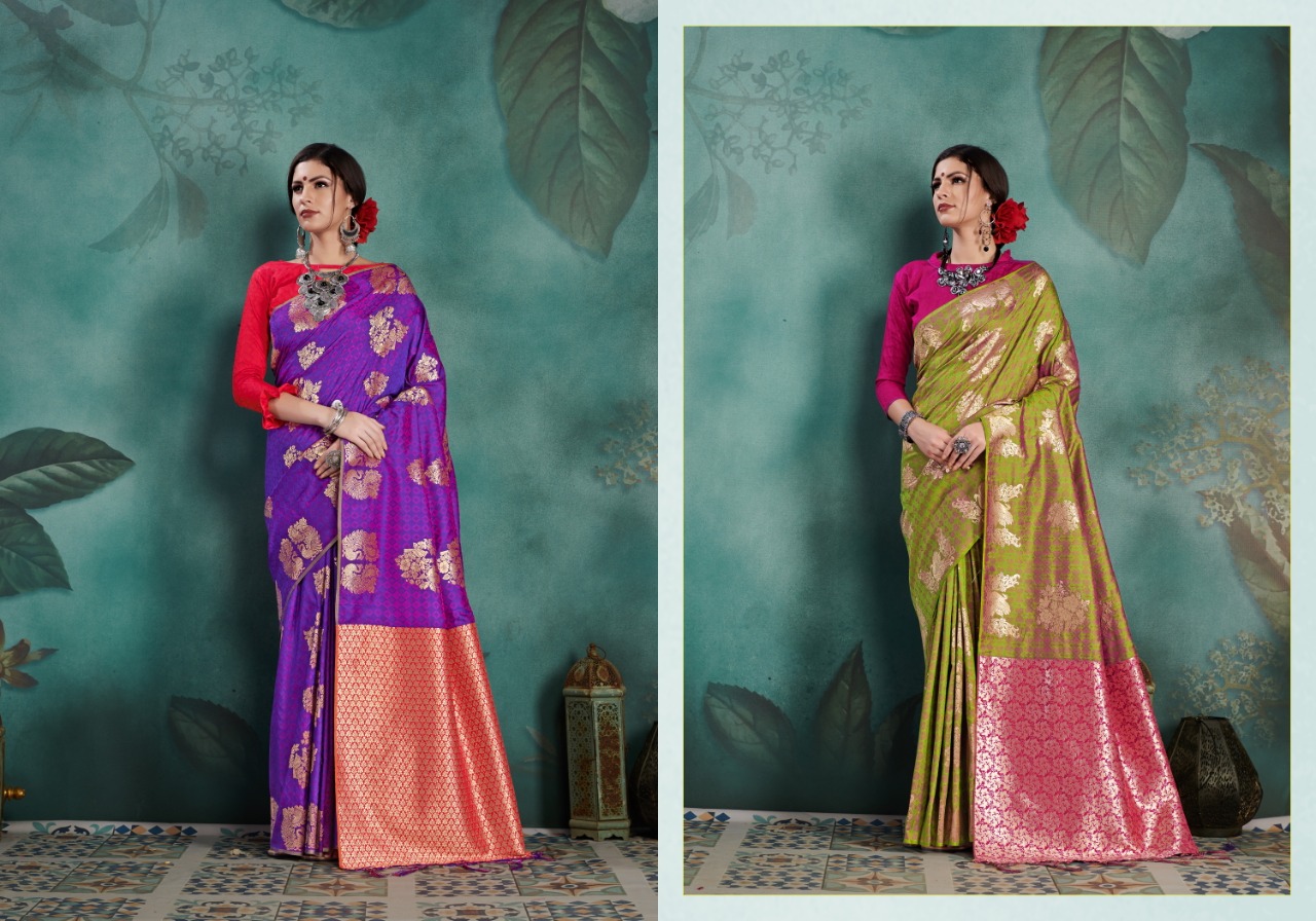 Ynf Present Pranpur Silk Sarees Catalogue