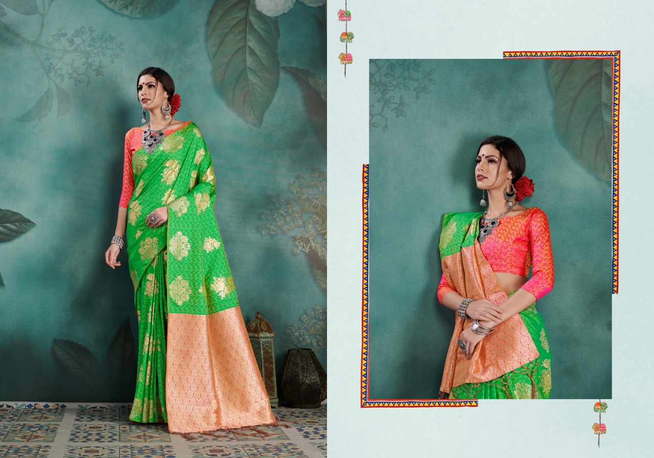 Ynf Present Pranpur Silk Sarees Catalogue