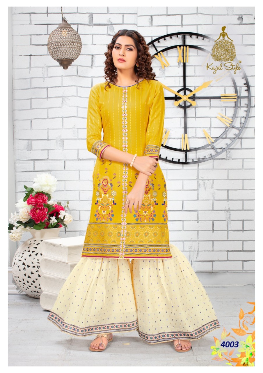 Kajal Style Present Fashion Label Vol 4 Kurtis Catalogue