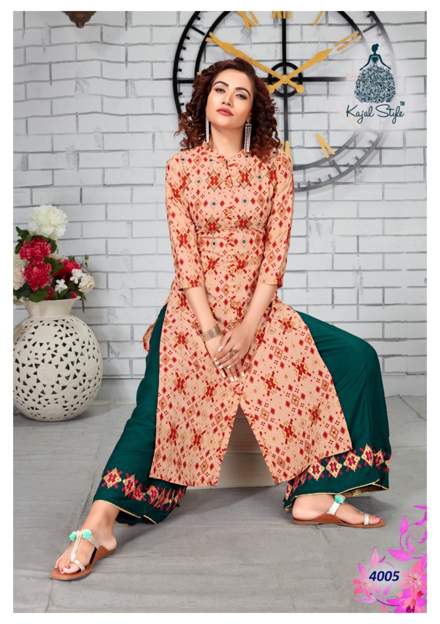 Kajal Style Present Fashion Label Vol 4 Kurtis Catalogue
